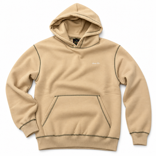 MAUNAKEA CONTRAST STITCHING HOODIE