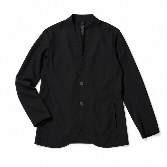 wjk SOLID COLLAR SINGLE JACKET