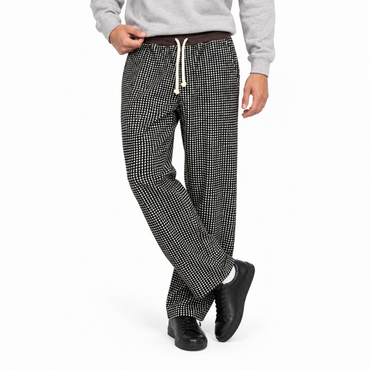 SEAGREEN ONI WAFFLE STRAIGHT PANTS