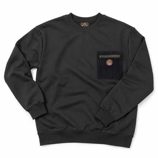 MAUNAKEA VELVET POCKET SWEAT SHIRTS