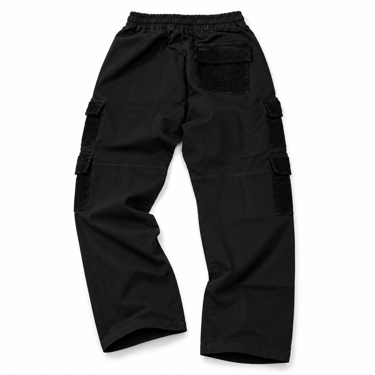 MAUNAKEA MIXED FABRICS CARGO PANTS