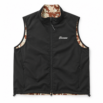 DEVEREUX GOLF DESERT CAMO REVERSIBLE VEST