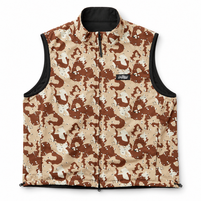 DEVEREUX GOLF DESERT CAMO REVERSIBLE VEST